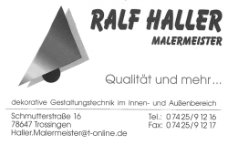 Malermeister Haller